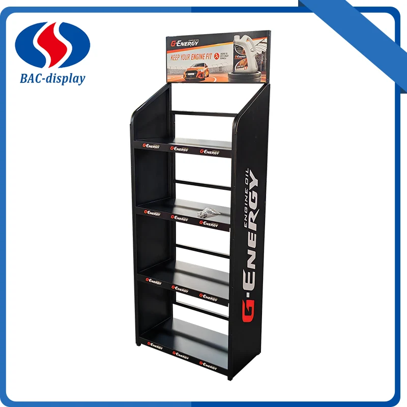 Motorolie displaystativ